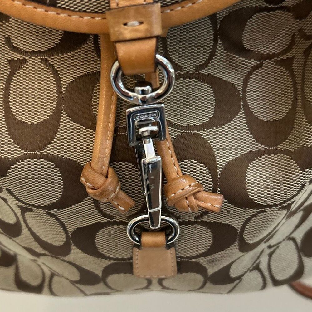 COACH Signature Print Backpack - Picture 2 of 10